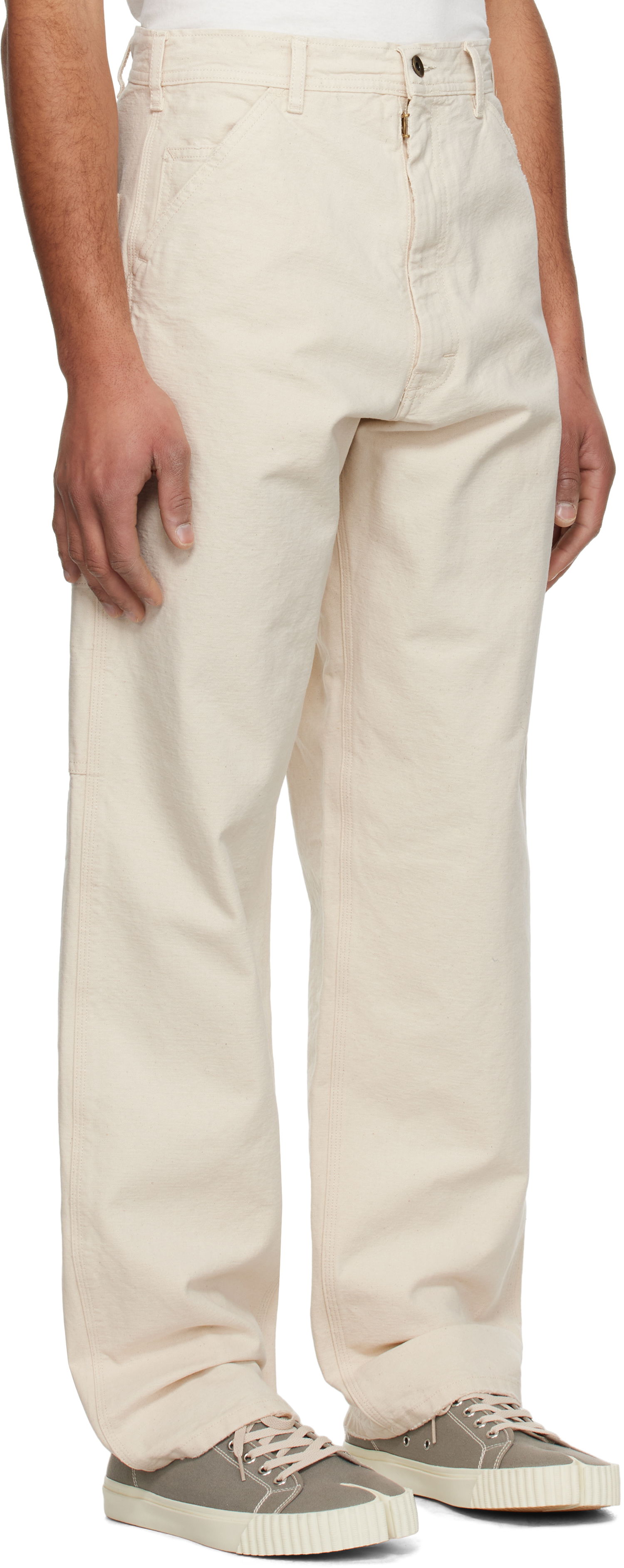 Карго панталони Maison Margiela Maison Margiela Five-Pocket Jeans Бежово | S50LA0235 M35261, 1