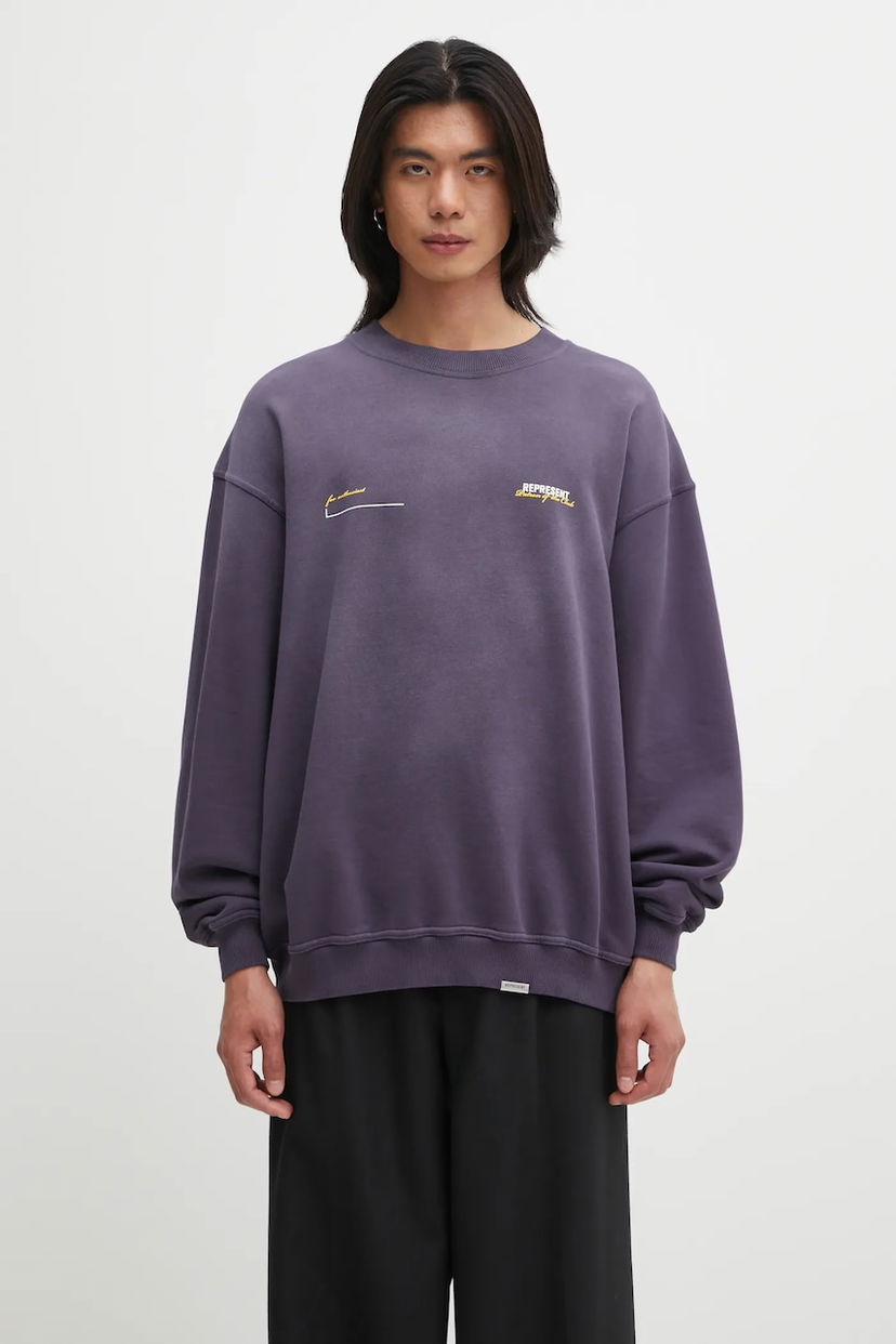 Суитчър Represent Clo Represent Patron of the Club Sweatshirt Лилаво | MLM4272