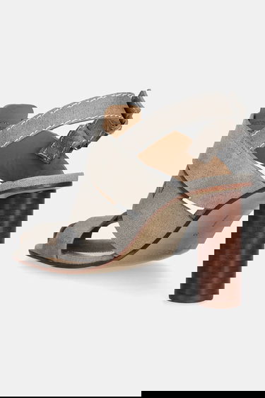 Кецове и обувки JW Anderson JW Anderson Suede Heeled Sandals Сиво | SN0097.LA0359.929, 2