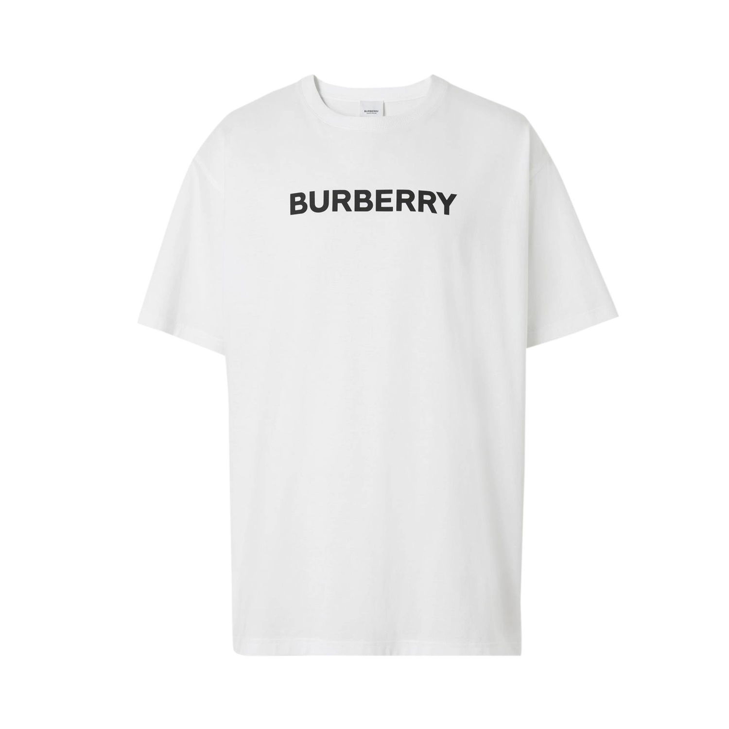 Тениска Burberry Logo Print Oversized T-Shirt Бяло | 8055309, 1
