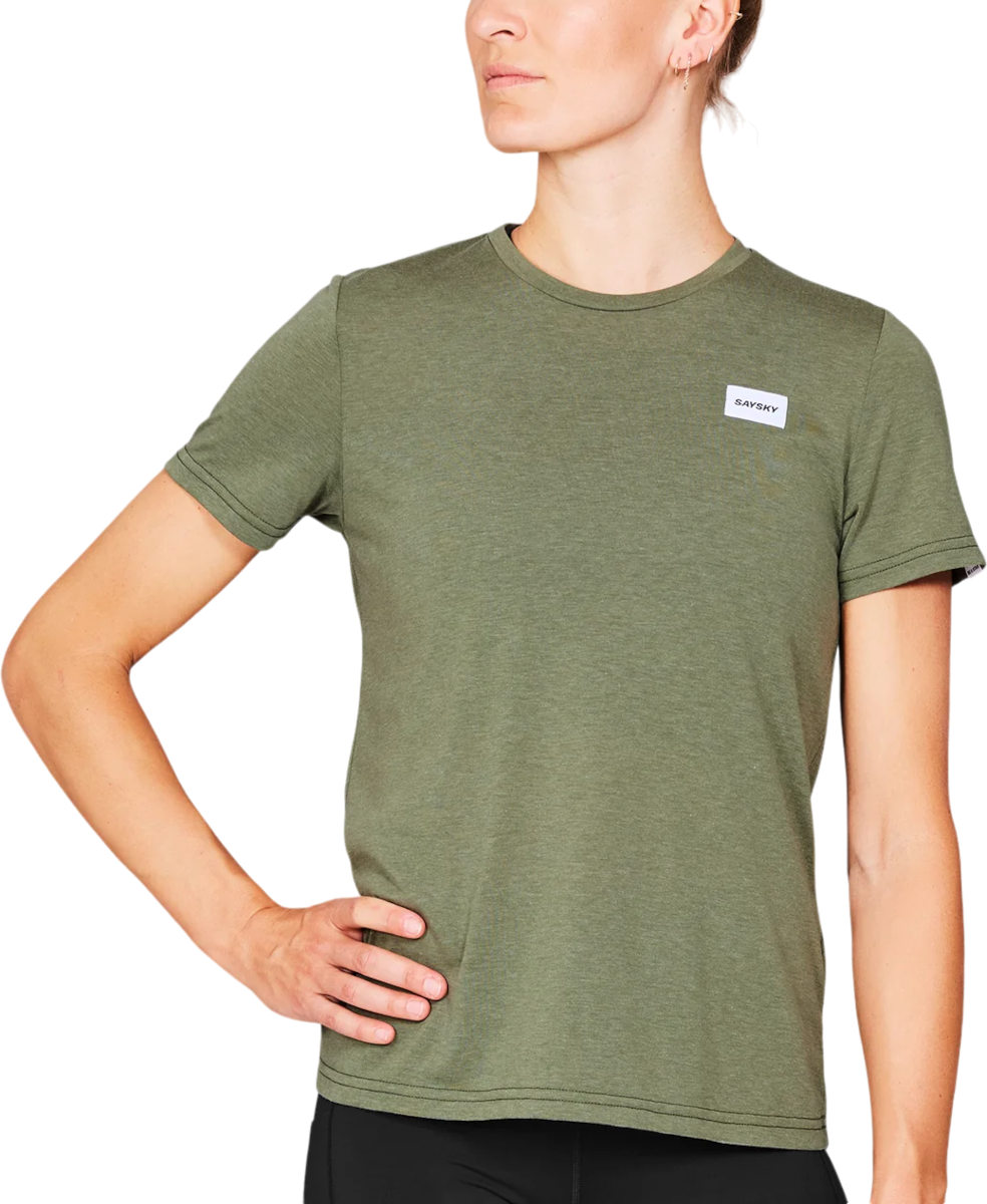 Тениска Saysky Saysky Clean Motion T-Shirt Зелено | mwrss51c3005, 0