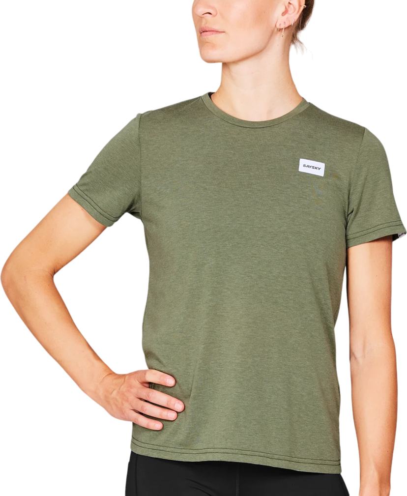 Тениска Saysky Saysky Clean Motion T-Shirt Зелено | mwrss51c3005