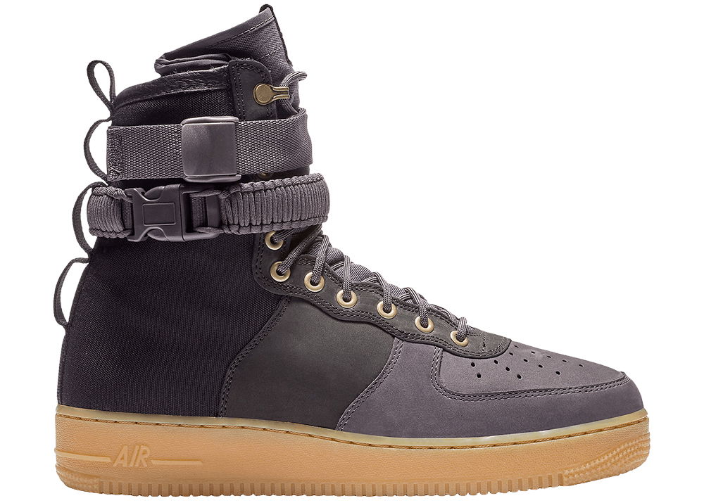 Кецове и обувки Nike SF Air Force 1 High Black Light Brown Черно | BV0130-001, 0