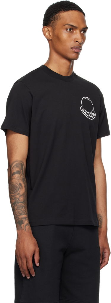 Тениска Moncler Moncler Archivio Creativo T-Shirt Черно | K20918C0001389AJS, 1