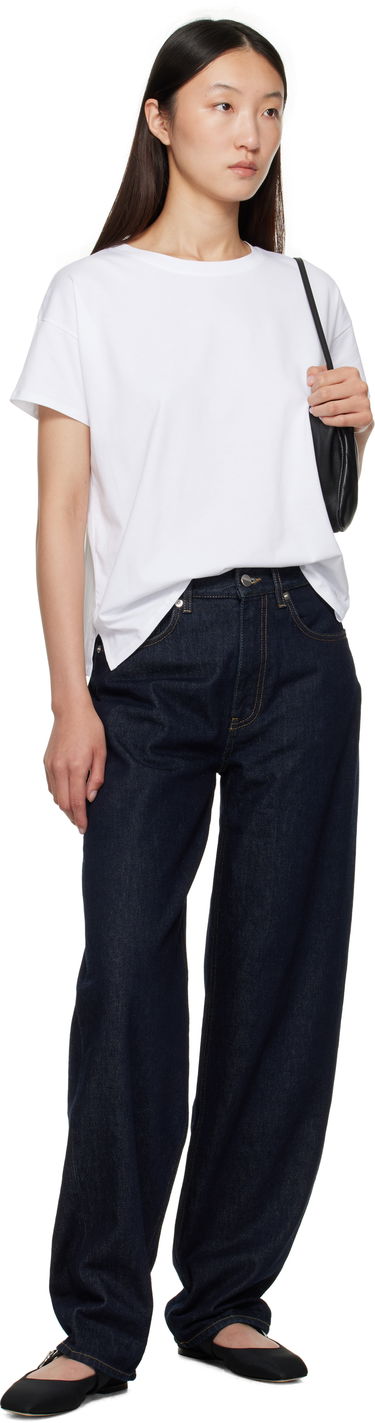 Дънки Loulou de Saison Loulou de Saison Samur Straight-Leg Jeans Синьо | SAMUR LDS, 3