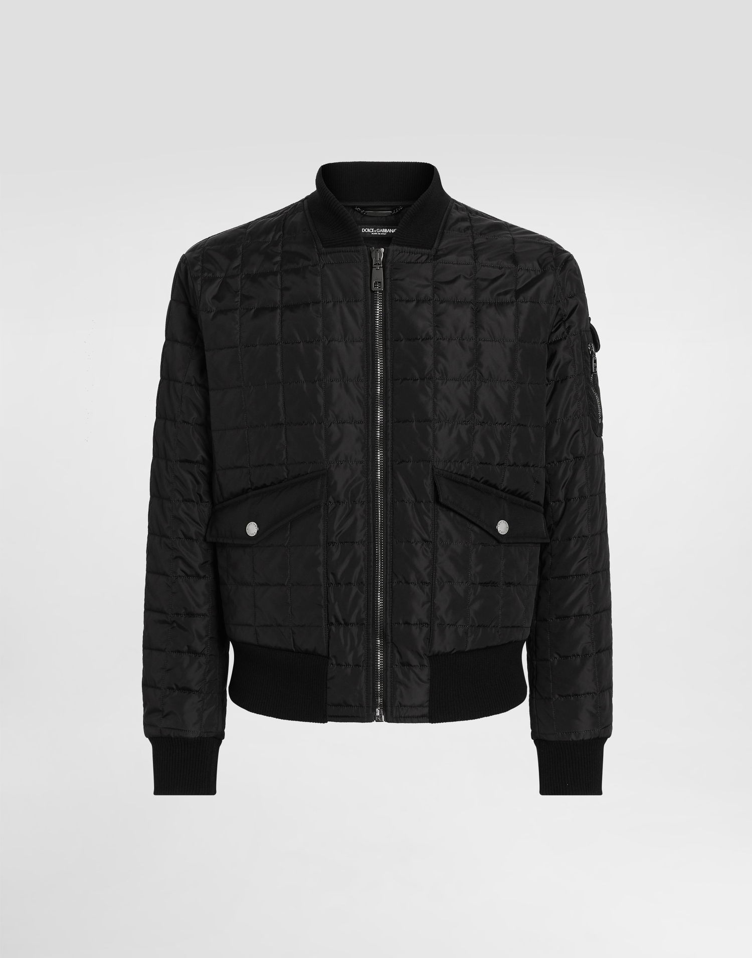 Яке бомбър Dolce & Gabbana Dolce & Gabbana Quilted Bomber Jacket Черно | G9BRBTFUS22N0000, 0
