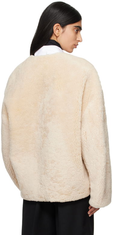 Палта TOTEME TOTEME Women's Teddy Clasp Shearling Jacket Бежово | 214-120-604, 2