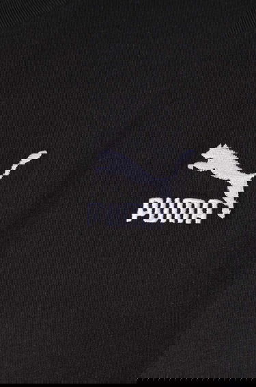 Съкратен топ Puma Cotton Relaxed Fit Cropped T-Shirt Черно | 624226, 5