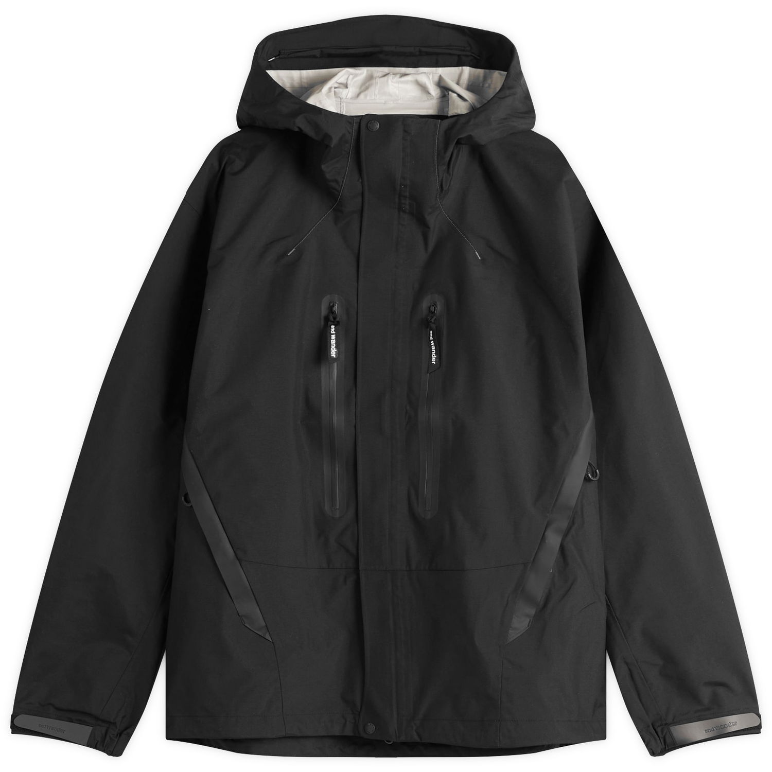 Парка and wander And Wander 2.5L Hiker Rain Jacket, Size Large Черно | 5745111005-010, 0