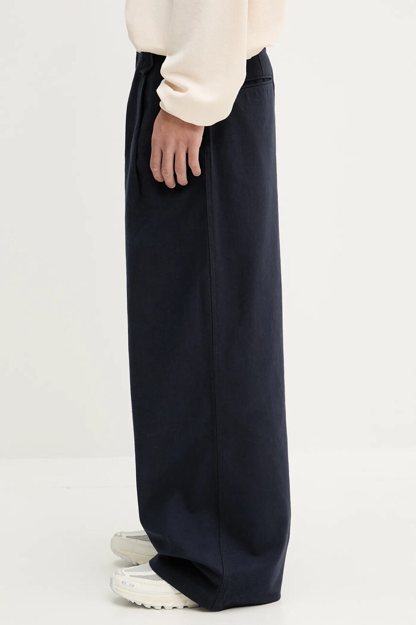 Панталони KENZO Kenzo Wide Leg Trousers Тъмно синьо | FF55PA3809GV.79, 1