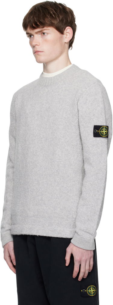 Пуловер Stone Island Fancy Yarn Sweater Сиво | K2S15 5100056 S00N2, 3