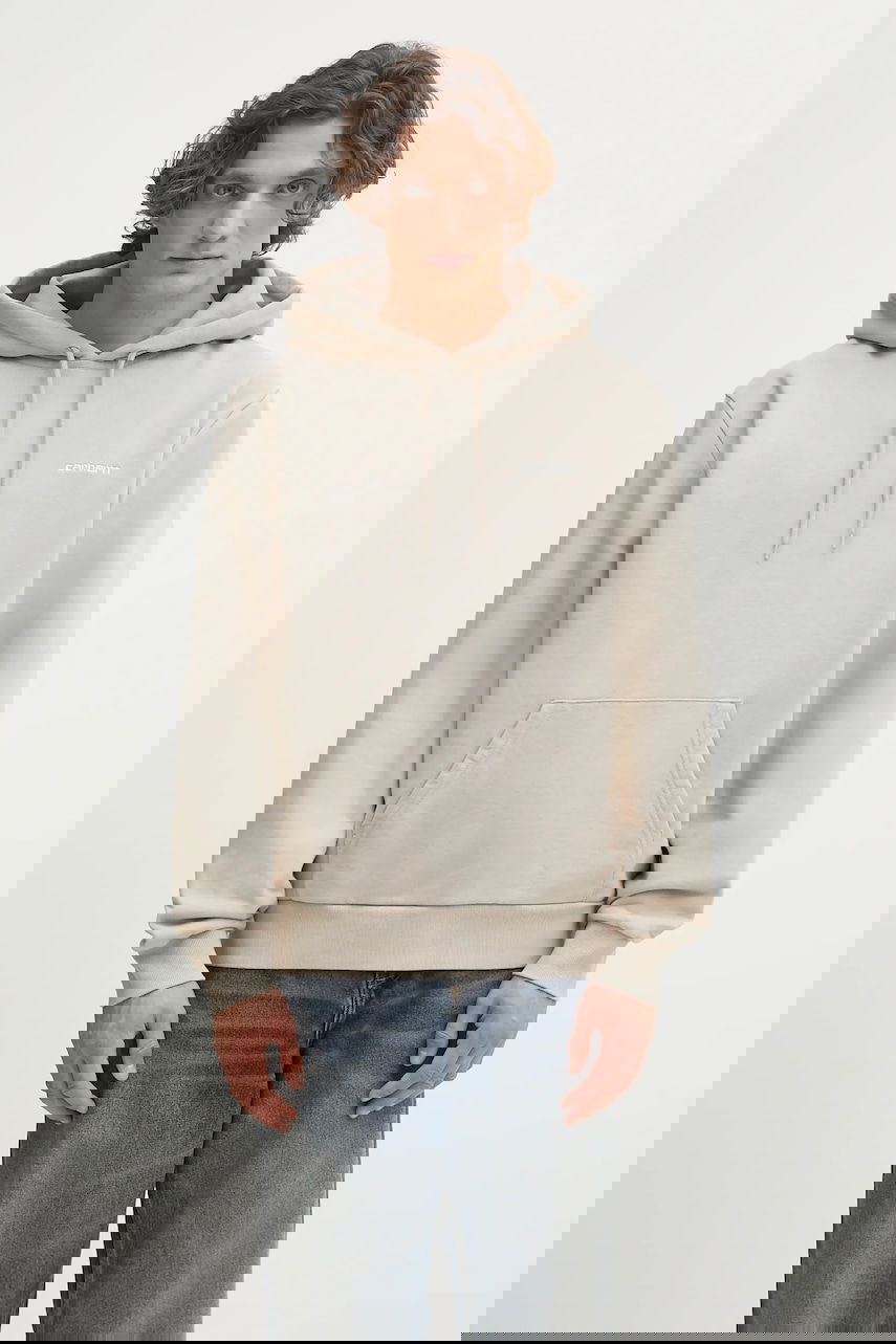 Суитчър Carhartt WIP Hooded Script Embroidery Sweat Бежово | I035392.2W1XX, 0