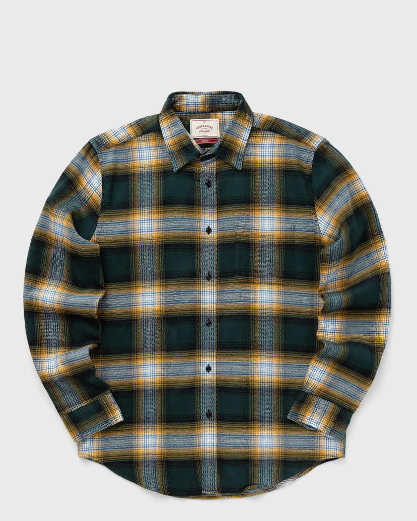 Риза Portuguese Flannel Flannel Shirt Longsleeve Зелено | AW24.055.LOUSA