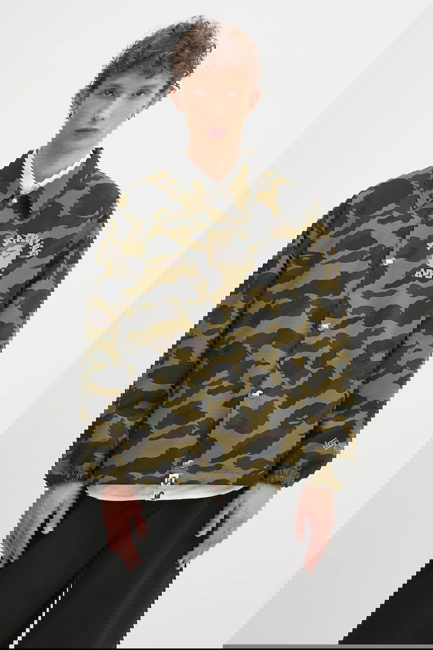 Яке BAPE A Bathing Ape Gore-Tex Wind Stopper Coach Jacket Зелено | 1K70140005, 0