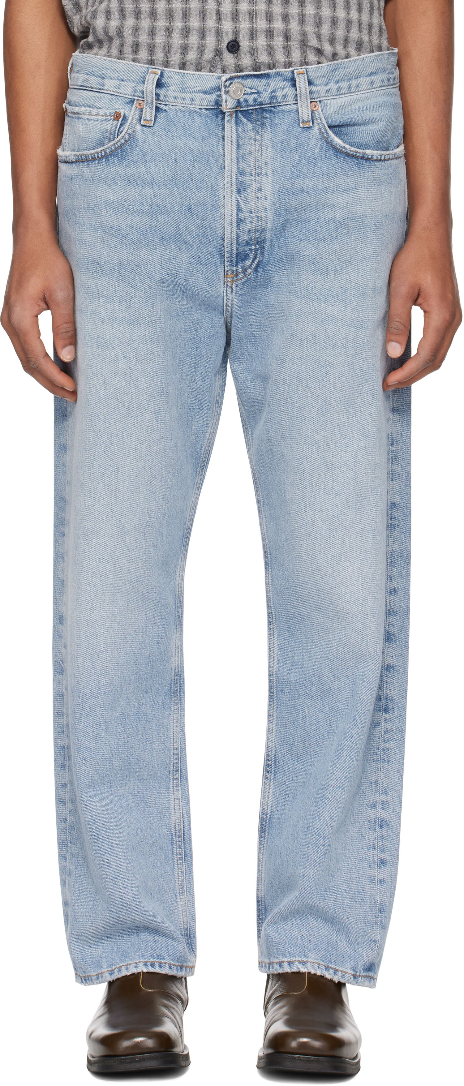 Дънки AGOLDE AGOLDE 90's Loose Fit Jeans Синьо | A642F-1206, 0
