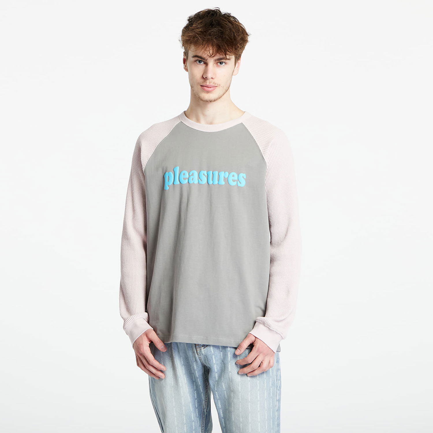 Тениска Pleasures Intercourse Raglan T-shirt Сиво | P23W023 GREY, 0