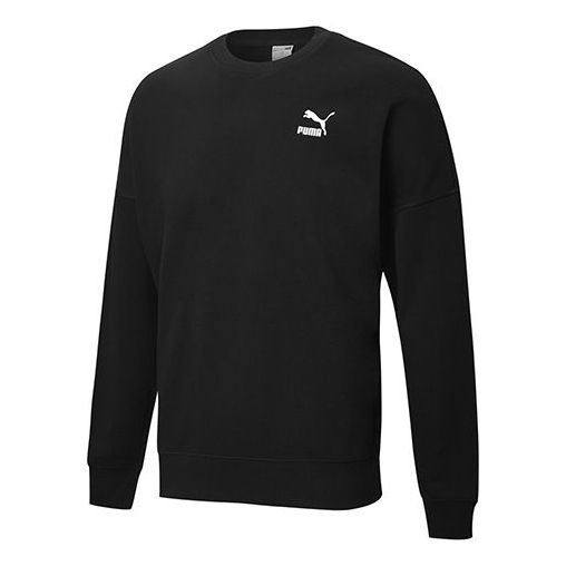 Пуловер Puma Unisex Round-Neck Sweatshirt Черно | 530692-01, 0