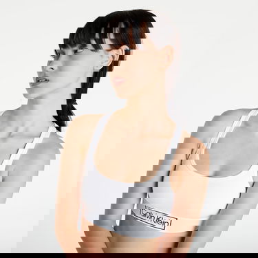 Сутиен CALVIN KLEIN Bralette Reimagined Heritage Бяло | QF6768E 100, 0