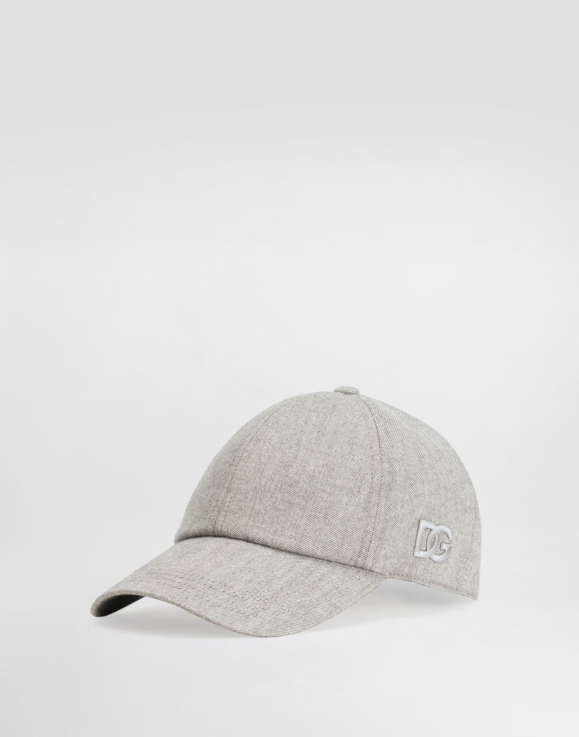 Шапка с козирка Dolce & Gabbana Dolce & Gabbana Cotton Baseball Cap Сиво | GH886ZFU5YAS8290