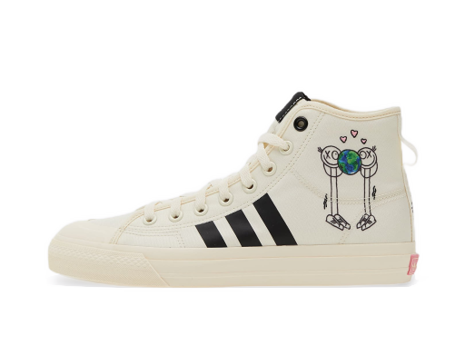 Кецове и обувки adidas Originals Nizza Hi Rf x André Saraiva Бежово | GZ2204