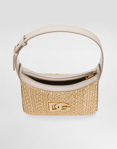 Чанта през рамо Dolce & Gabbana Dolce & Gabbana Crochet Raffia Shoulder Bag Бежово | BB7598AC7058W047, 3