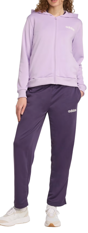 Комплект adidas Performance Sportswear Essentials Linear Full-Zip Hoodie and Pants Set Лилаво | jx0527, 0