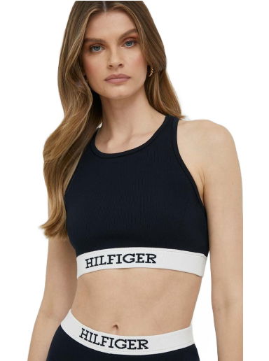 Съкратен топ Tommy Hilfiger Logo Crop Top Черно | WW0WW39109