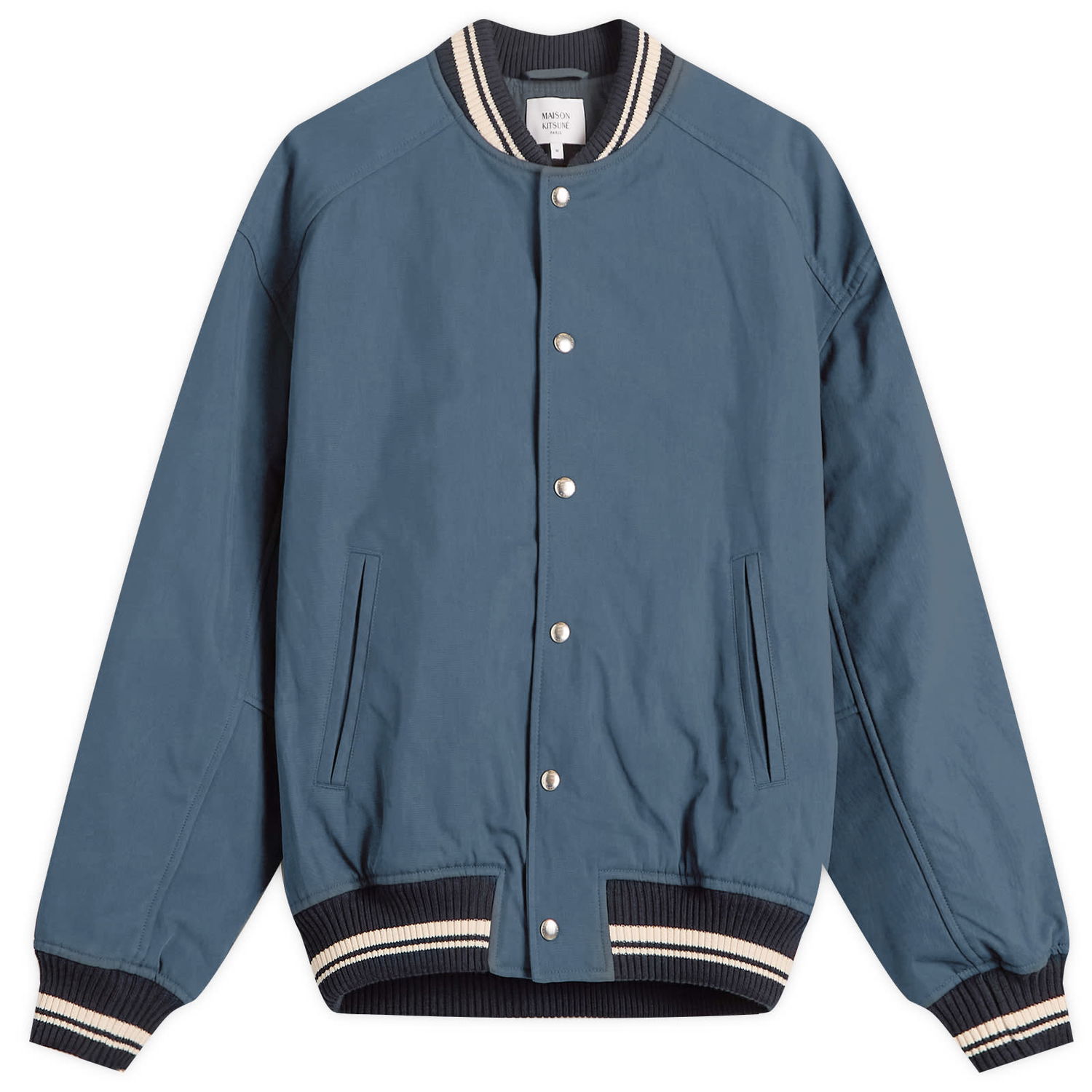 Яке бомбър MAISON KITSUNÉ Maison Kitsuné Teddy Jacket Синьо | OM02116WQ4048-P492, 0