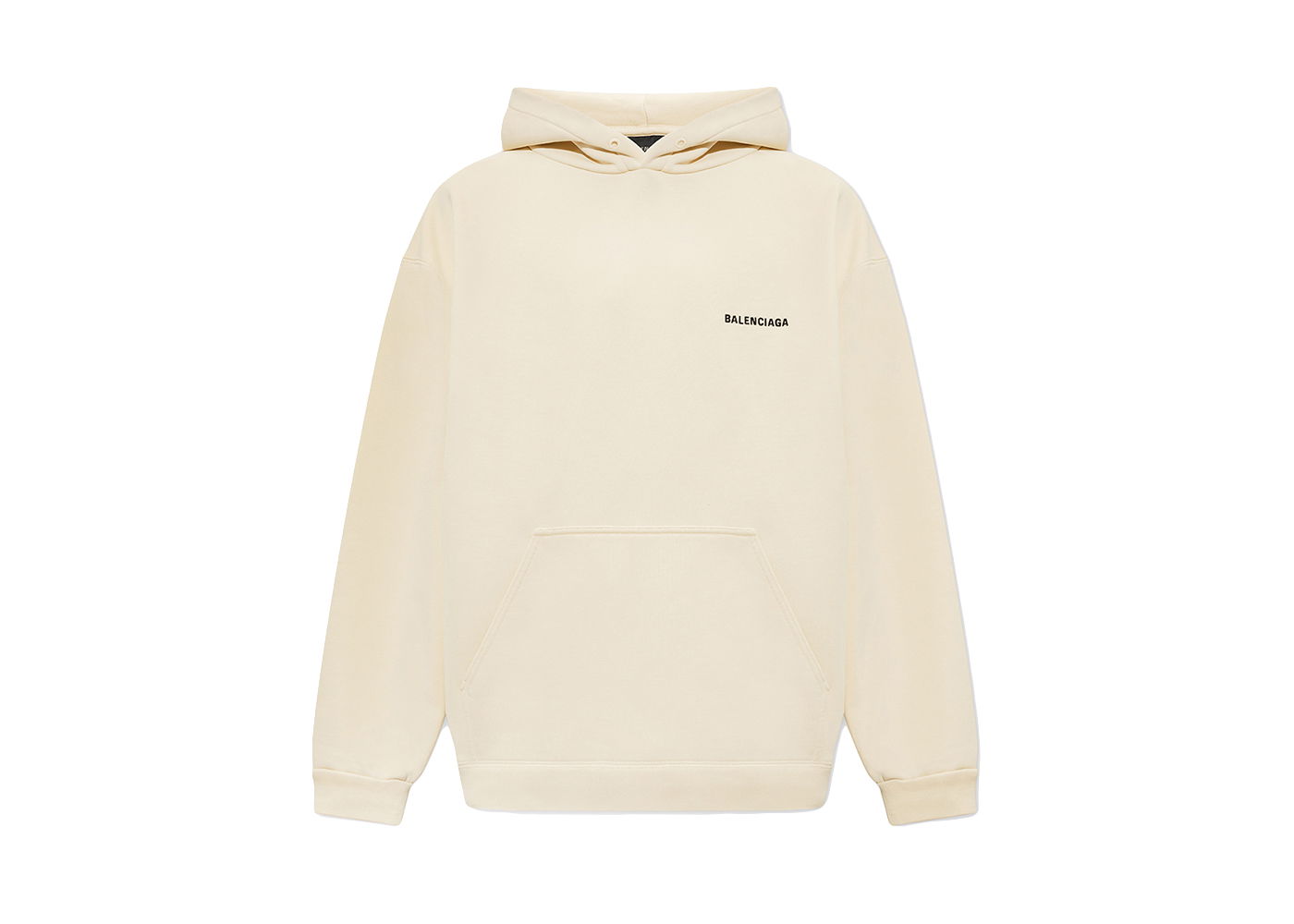 Суитчър Balenciaga Logo Oversize Hoodie Бежово | 600583TMVF59069, 0
