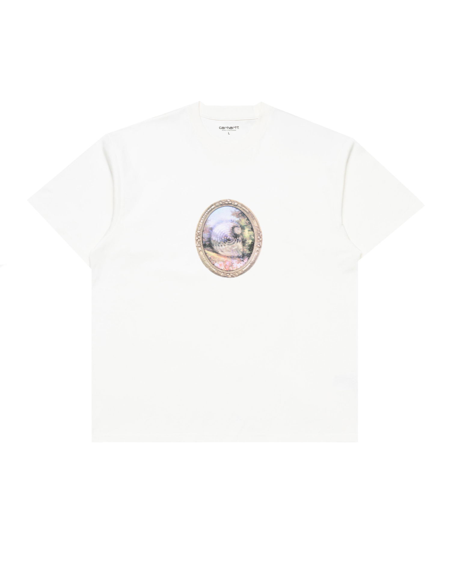 Тениска Carhartt WIP Mirror T-Shirt Бяло | I035193.D6XX, 0