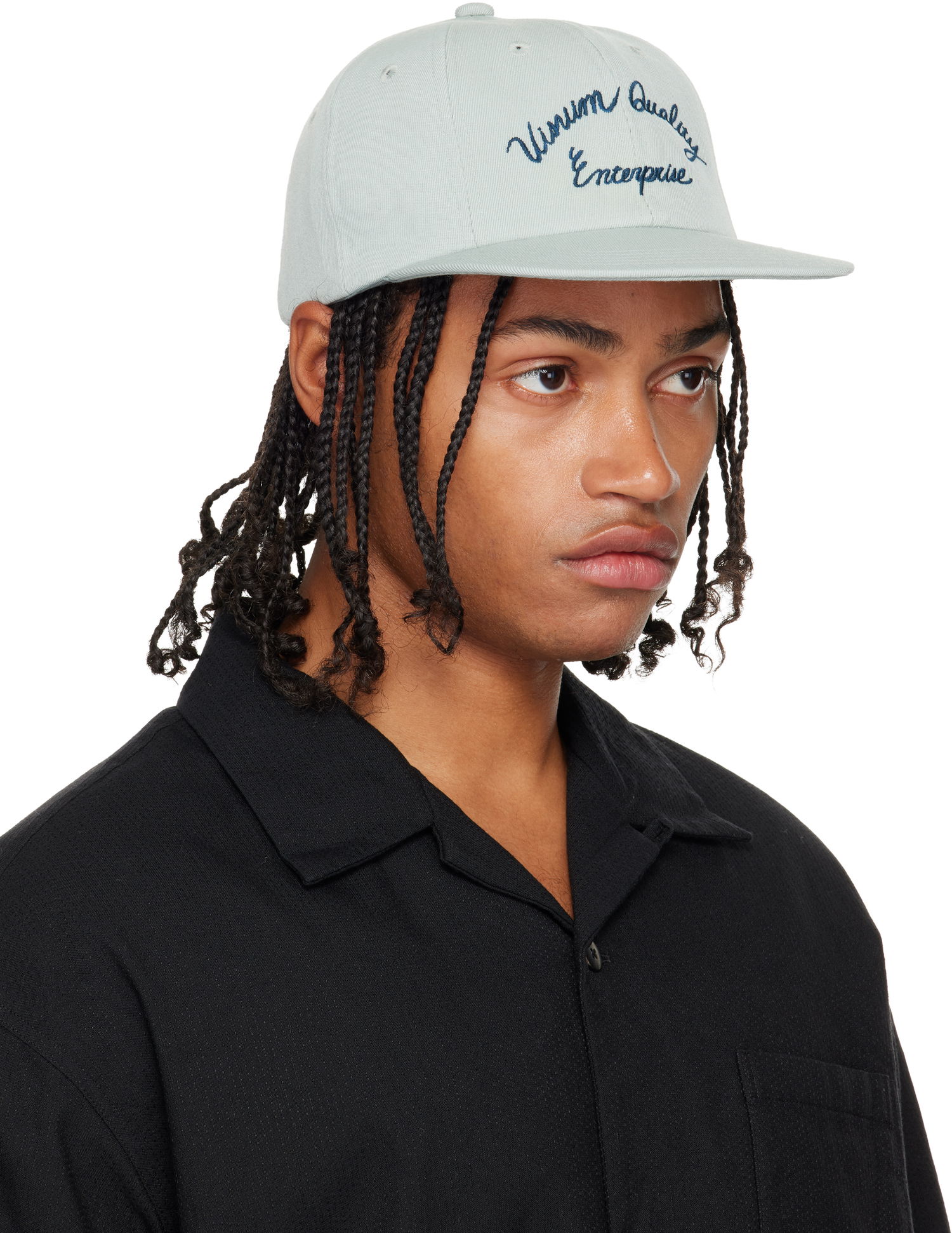Шапка с козирка visvim Excelsior II Embroidered Baseball Cap Синьо | 0125203003011, 1