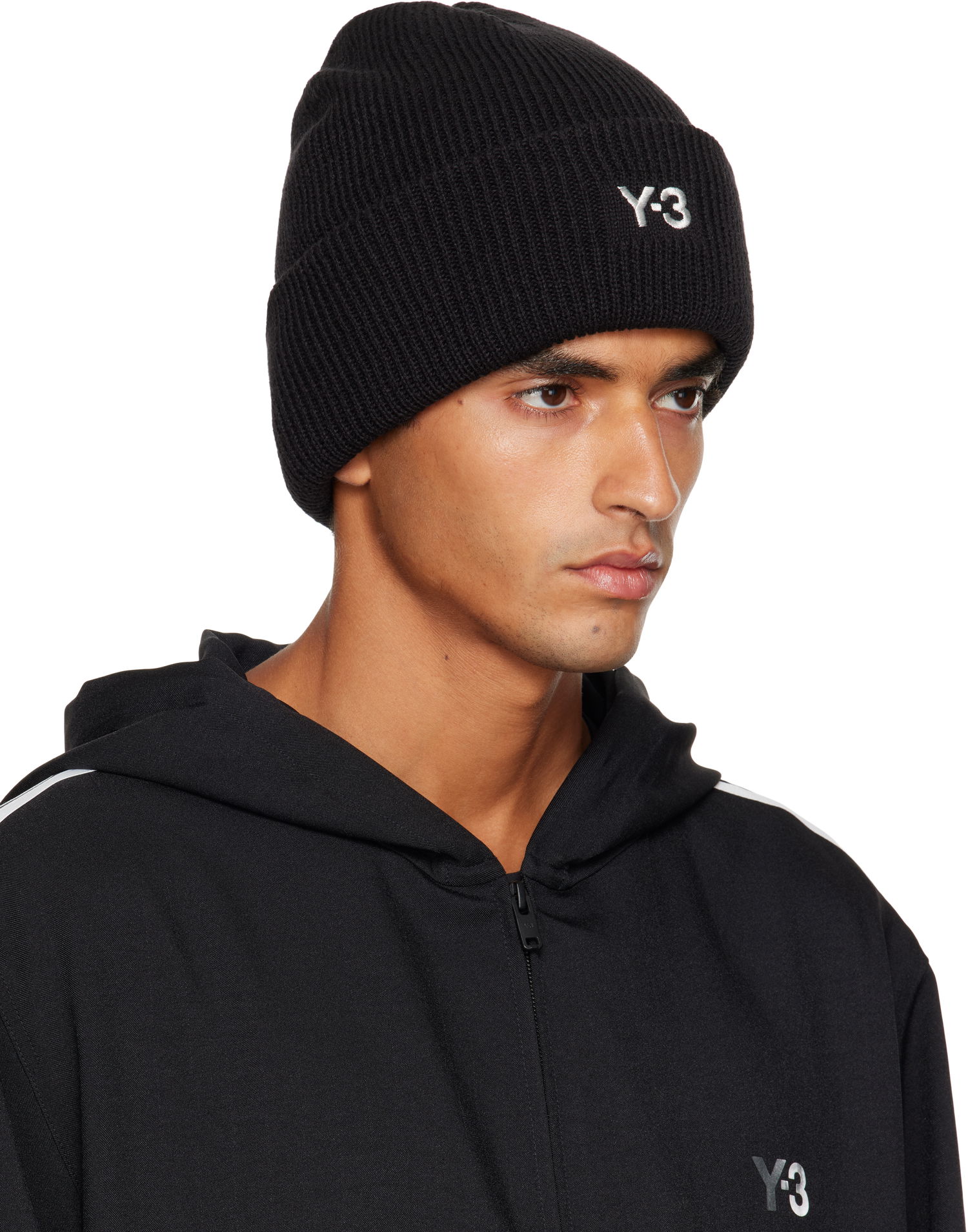 Шапка Y-3 Y-3 Classic Knit Beanie Черно | JW8963, 1