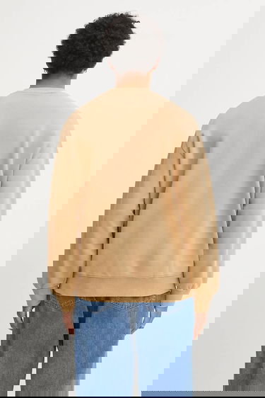 Суитчър Carhartt WIP Plain Cotton Hudson Sweatshirt Бежово | I035186.07E5F, 2