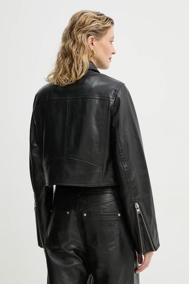 Яке STAND STUDIO Stand Studio Brooke Cropped Leather Jacket Черно | 66384.7750, 2
