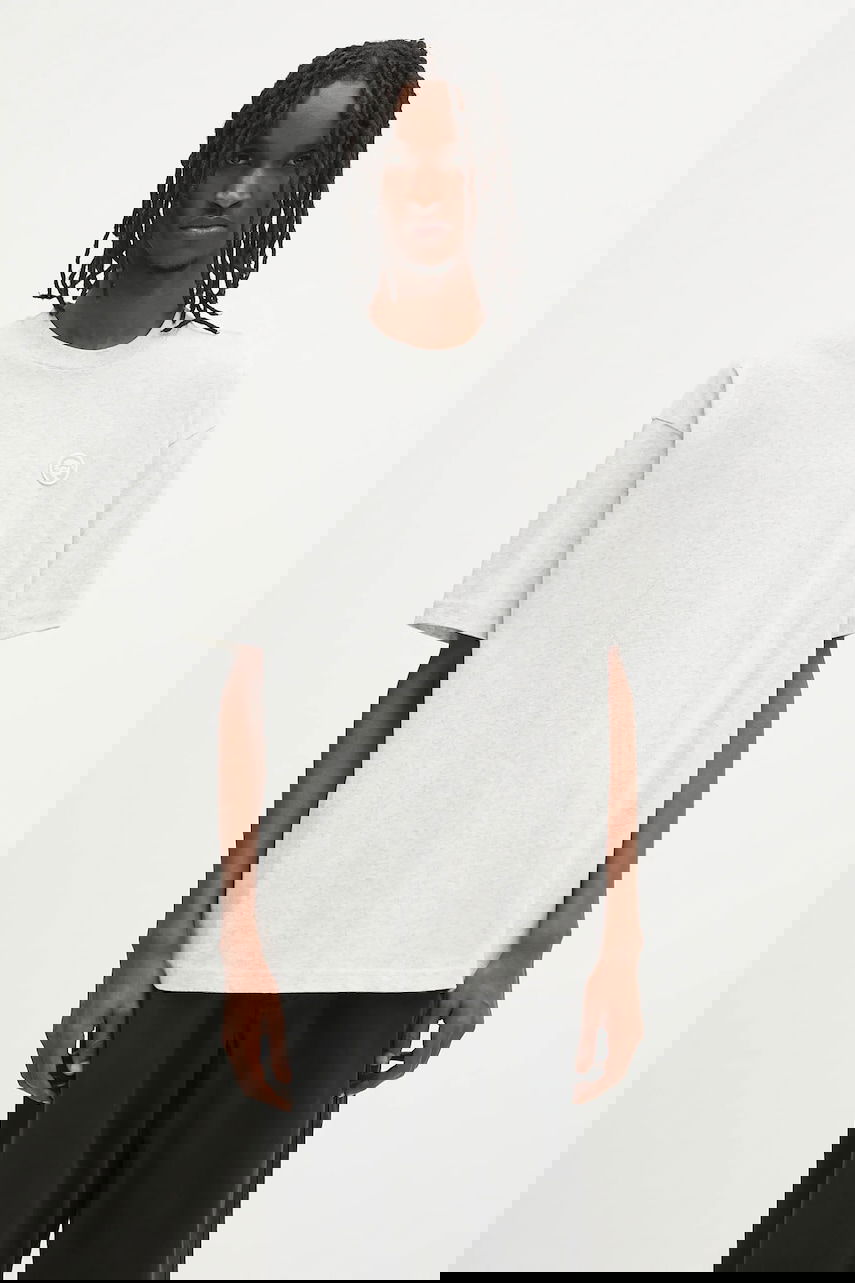 Тениска AAPE by A Bathing Ape Now Short Sleeve Oversized T-Shirt with Small Chest Logo Сиво | AAPTEM1598XAO, 0