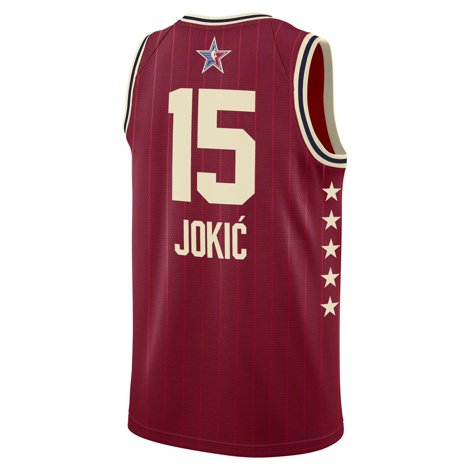 Фланелка Jordan Dri-FIT Swingman Nikola Jokić 2024 All-Star Weekend Jersey Червено | FQ7732-606, 1