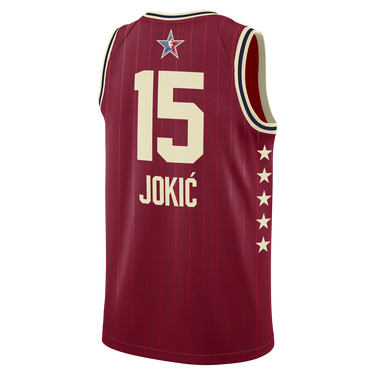 Фланелка Jordan Dri-FIT Swingman Nikola Jokić 2024 All-Star Weekend Jersey Червено | FQ7732-606, 1