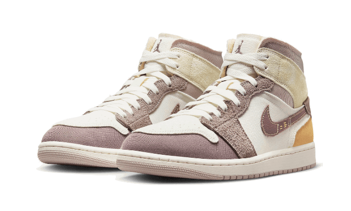 Кецове и обувки Jordan Air Jordan 1 Mid SE Craft "Inside Out" Кафяво | DM9652-102, 1