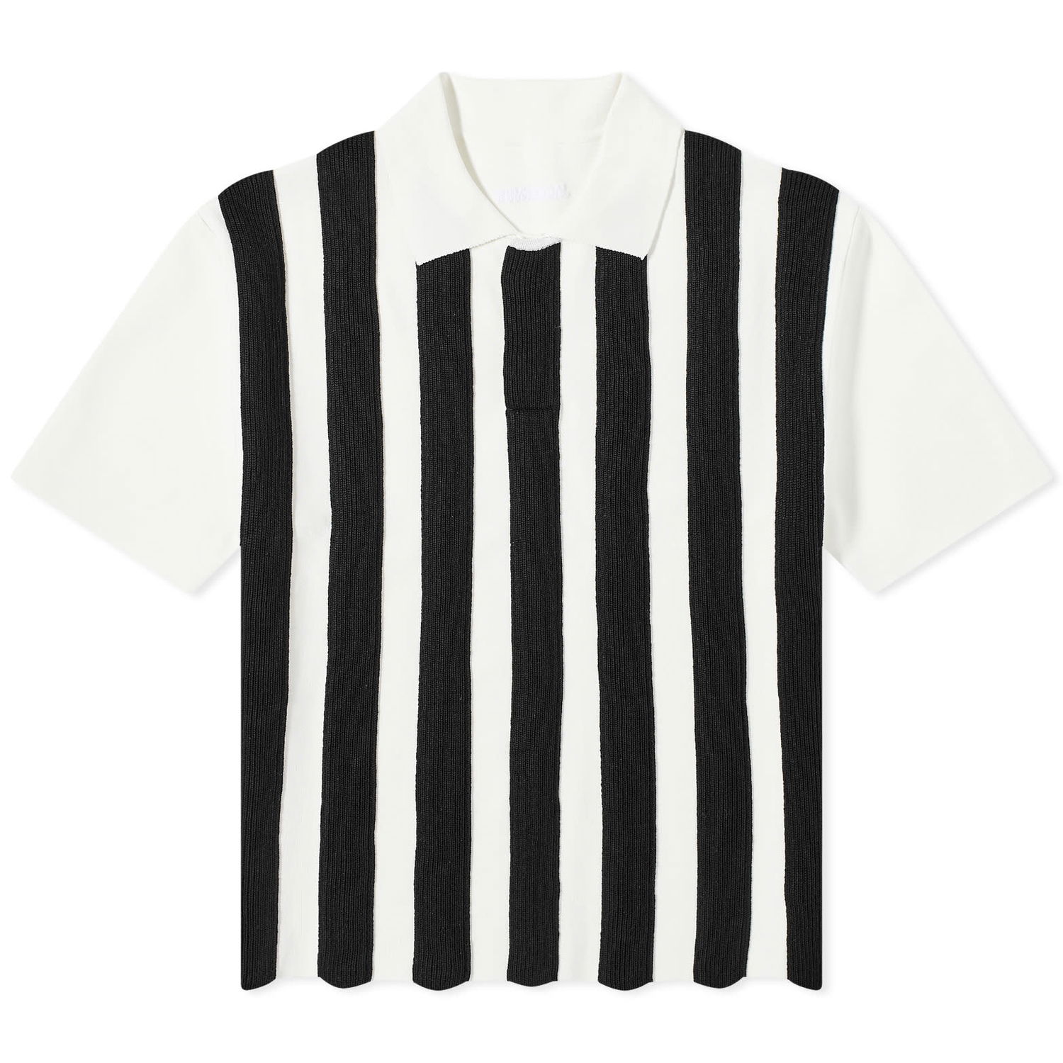 Поло тениска Jacquemus Ola Stripe Knit Бяло | 23H236KN272-2320-090, 0