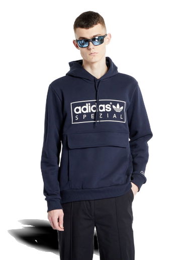 Суитчър adidas Originals Spezial Banktop Hoodie Тъмно синьо | IN6755