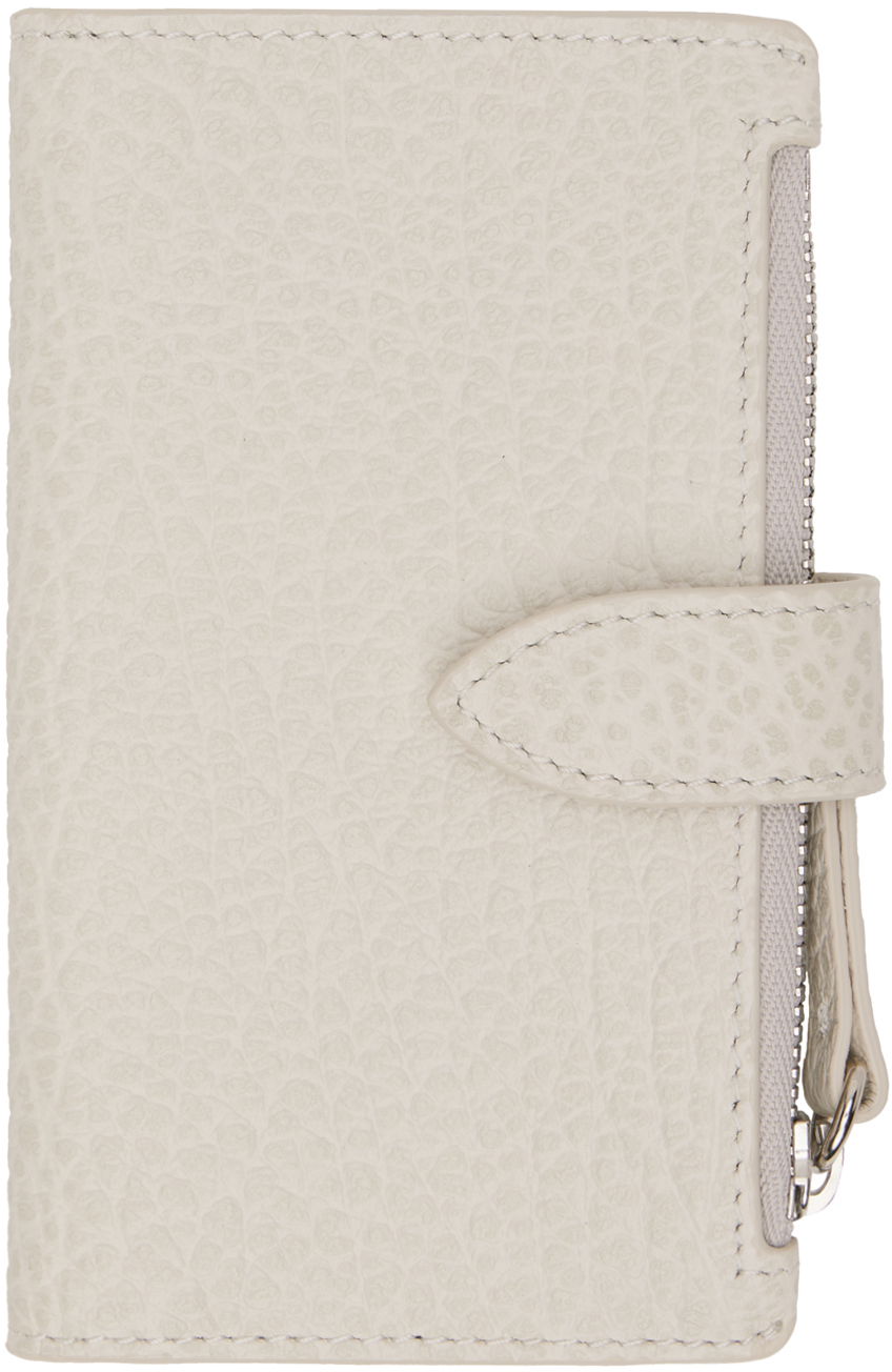 Портфейл Maison Margiela Four Stitches Card Holder Бежово | SA1VX0019 P4455, 0