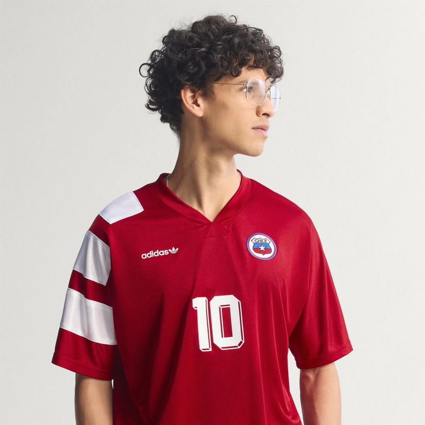 Фланелка adidas Performance Chile 93/94 Short Sleeve Football Jersey Червено | JN3716