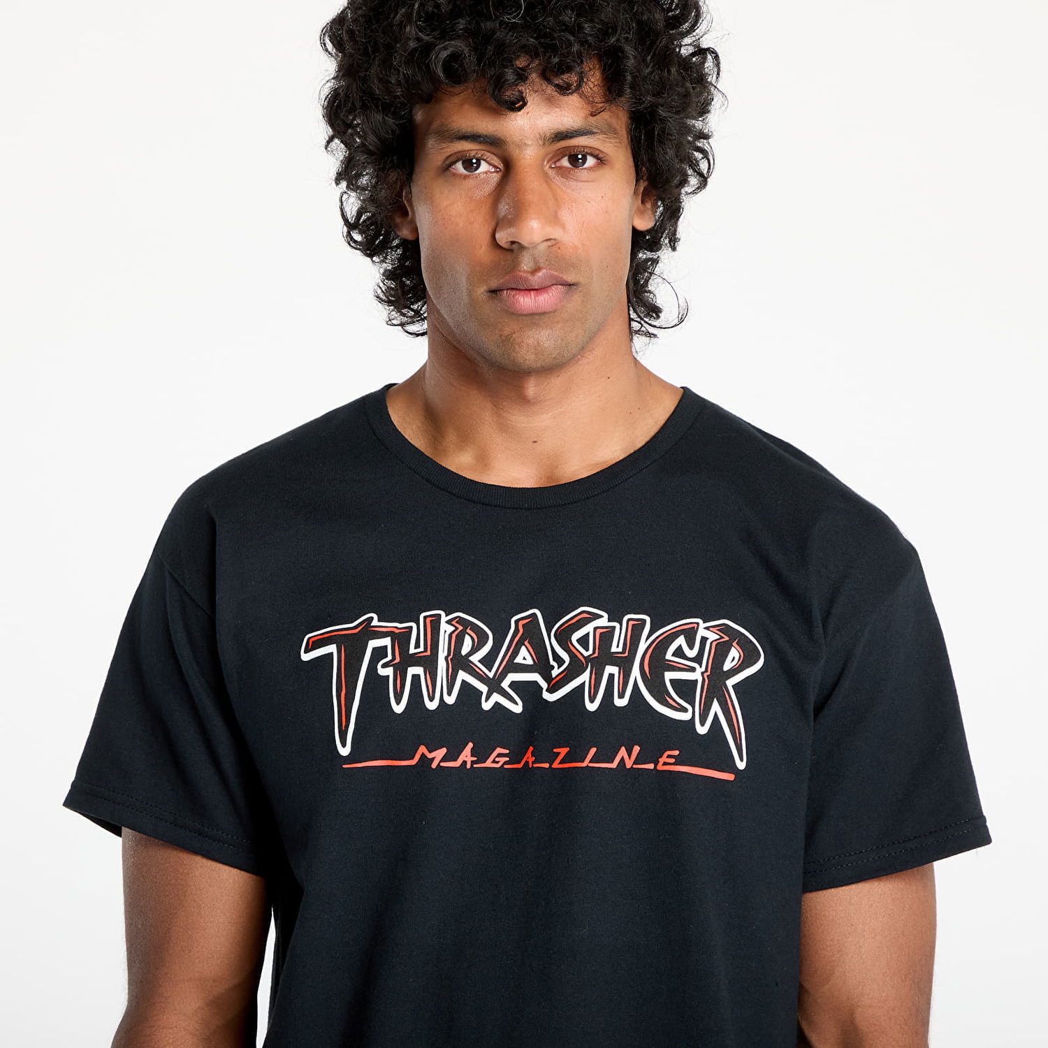 Тениска Thrasher Thrasher Slash T-Shirt Черно | 145684, 1