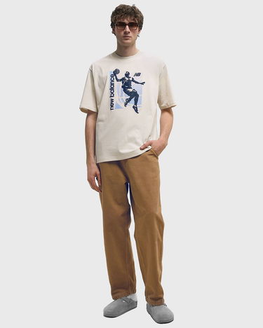 Тениска New Balance Basketball Graphic T-Shirt Бежово | MT51605-LIN, 2