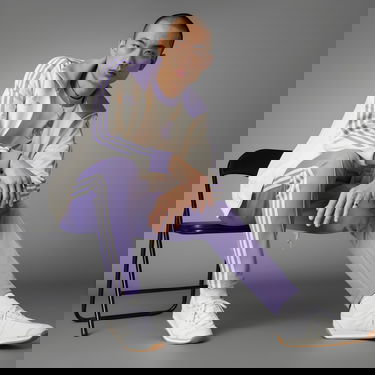 Спортни панталони adidas Performance Sports Pants Лилаво | IY0050, 2