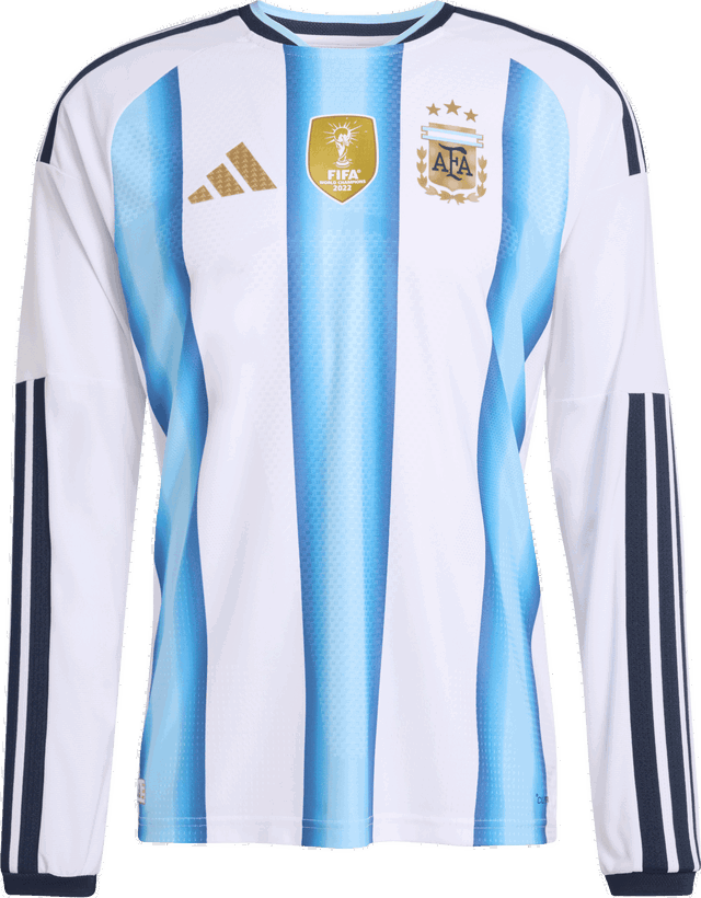 Argentina Authentic Home Long Sleeve Jersey