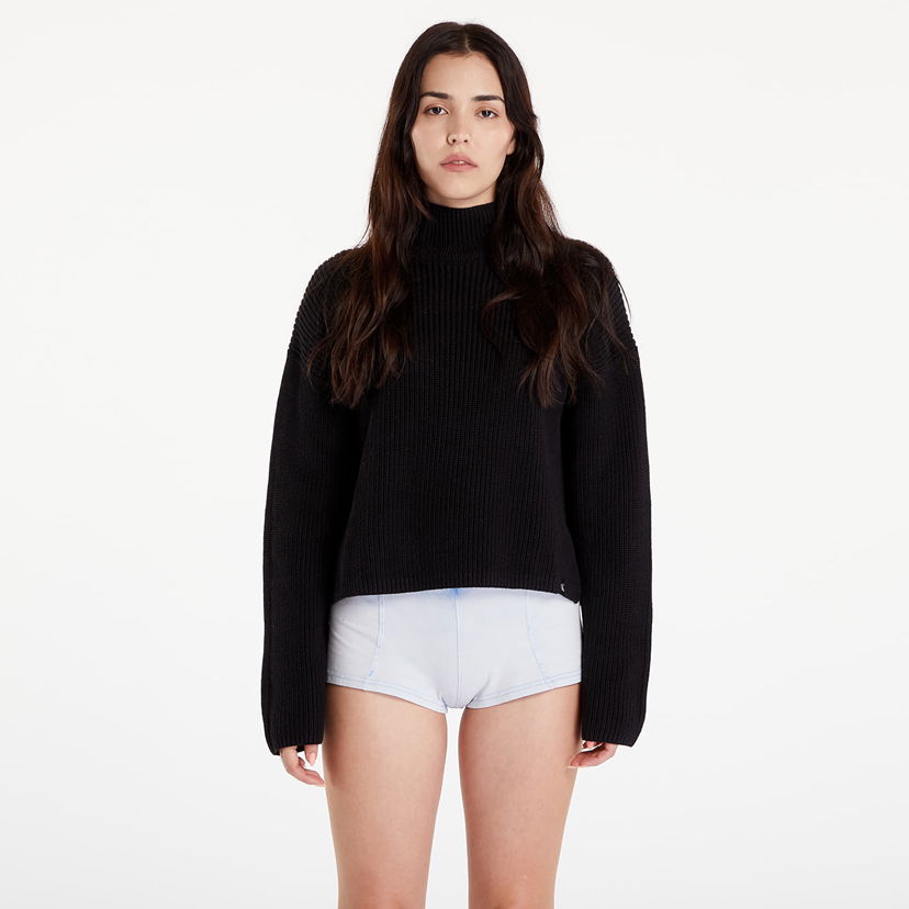 Пуловер CALVIN KLEIN Chunky Loose High Neck Sweater Black Черно | J20J224227 BEH