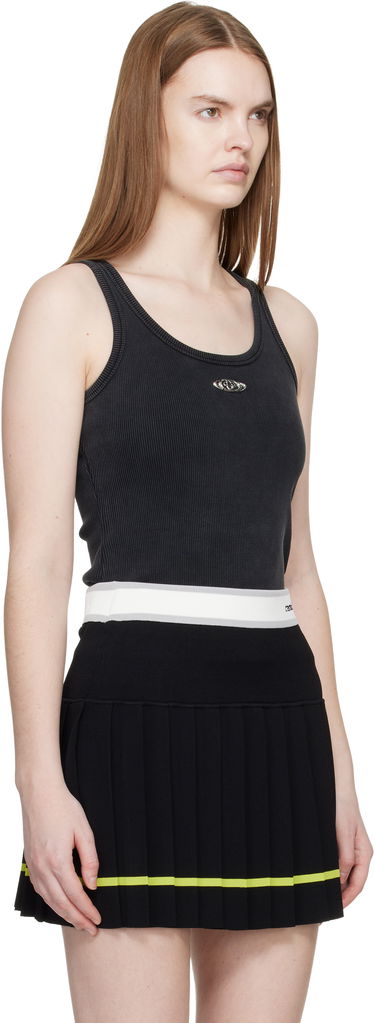 Потник Casablanca Corrosion Ribbed Tank Top Черно | W-SP26-JTS-039-01, 1