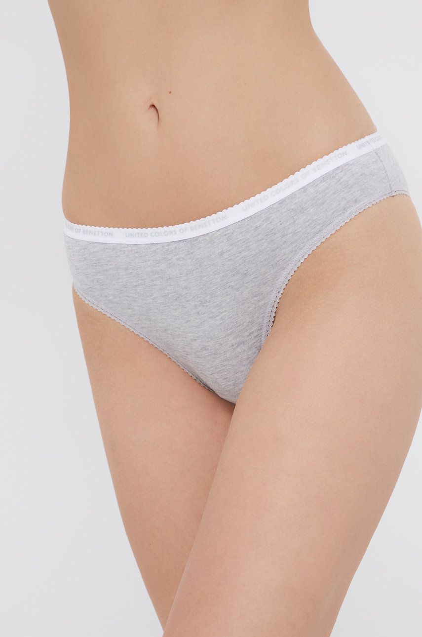 гащички United Colors of Benetton Panties Сиво | 3OP81S14L.501, 0