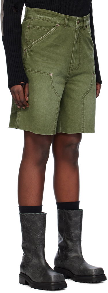 Къси панталони We11done Faded Denim Shorts Зелено | WD-DP0-24-379-M-KK, 1